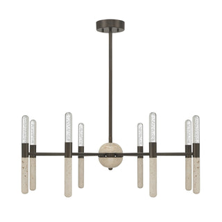 Linden LED Chandelier in Mediterranean Bronze