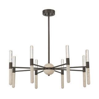 Linden LED Chandelier in Mediterranean Bronze