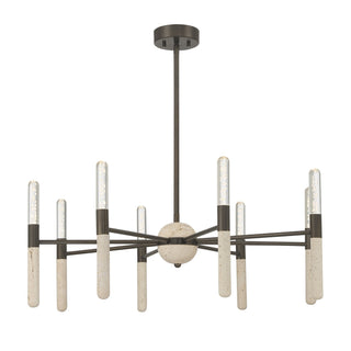Linden LED Chandelier in Mediterranean Bronze