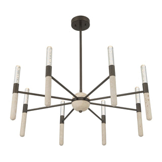 Linden LED Chandelier in Mediterranean Bronze