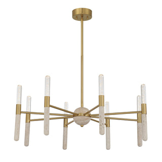Linden LED Chandelier in Warm Brass