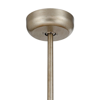 Amiena LED Fan D'Lier in Silver Patina