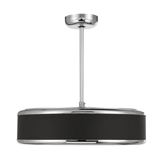 Archer LED Fan D'Lier in Polished Nickel