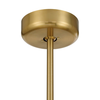 Archer LED Fan D'Lier in Warm Brass