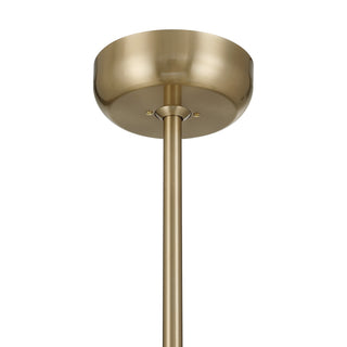 Ashton LED Fan D'Lier in Noble Brass