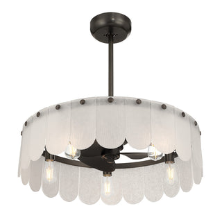 Ashton LED Fan D'Lier in Mediterranean Bronze
