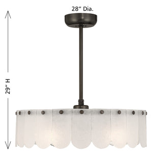 Ashton LED Fan D'Lier in Mediterranean Bronze