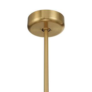Castra LED Fan D'Lier in Warm Brass