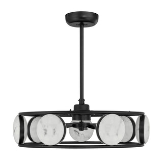 Castra LED Fan D'Lier in Matte Black
