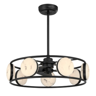 Castra LED Fan D'Lier in Matte Black