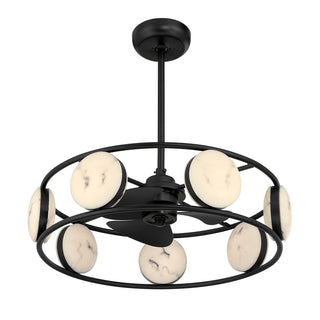 Castra LED Fan D'Lier in Matte Black