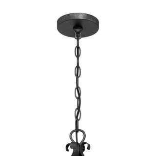Preston Three Light Outdoor Hanging Lantern in Iron Oxide