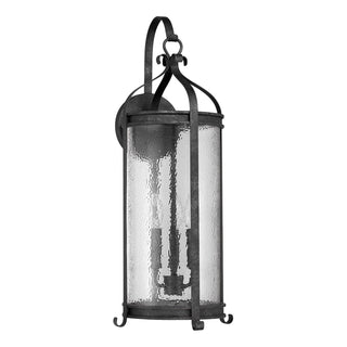 Preston Three Light Outdoor Wall Lantern in Iron Oxide