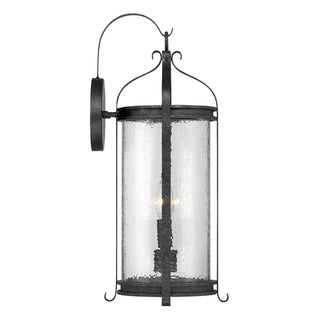 Preston Two Light Outdoor Wall Lantern in Iron Oxide