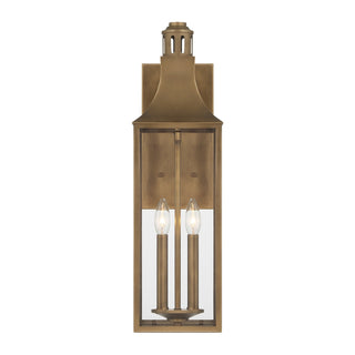 Lancaster Two Light Outdoor Wall Lantern in Atlas Bronze