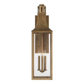 Lancaster Two Light Outdoor Wall Lantern in Atlas Bronze