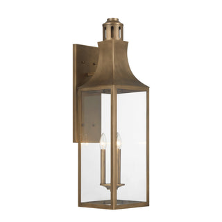Lancaster Two Light Outdoor Wall Lantern in Atlas Bronze
