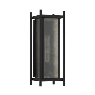 Jacobs One Light Outdoor Wall Lantern in Matte Black
