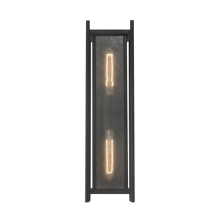 Jacobs Two Light Outdoor Wall Lantern in Matte Black