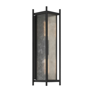 Jacobs Two Light Outdoor Wall Lantern in Matte Black