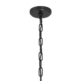Jacobs One Light Outdoor Hanging Lantern in Matte Black