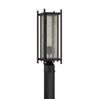 Jacobs One Light Outdoor Post Lantern in Matte Black