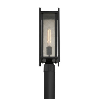 Jacobs One Light Outdoor Post Lantern in Matte Black