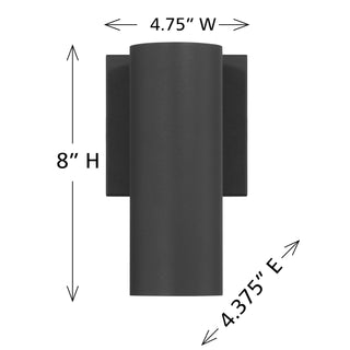 Kelley LED Outdoor Wall Lantern in Matte Black