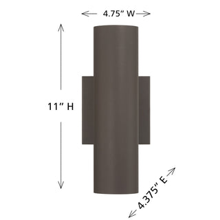 Kelley LED Outdoor Wall Lantern in Bronze