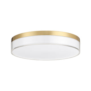 Clarion LED Flush Mount in Brass