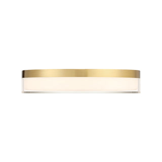 Clarion LED Flush Mount in Brass