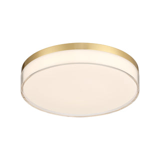 Clarion LED Flush Mount in Brass