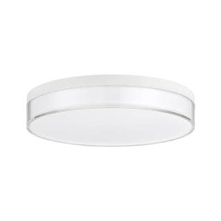 Clarion LED Flush Mount in White