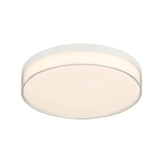 Clarion LED Flush Mount in White