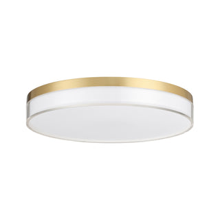 Clarion LED Flush Mount in Brass