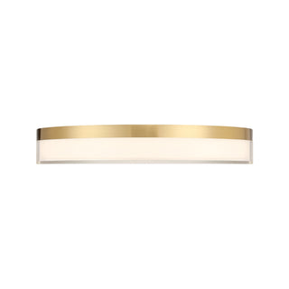 Clarion LED Flush Mount in Brass