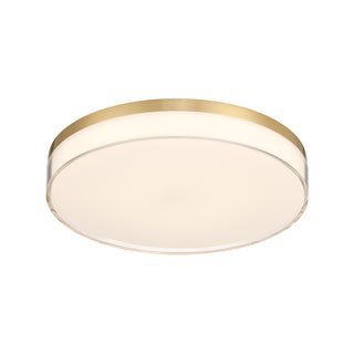 Clarion LED Flush Mount in Brass