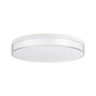 Clarion LED Flush Mount in White