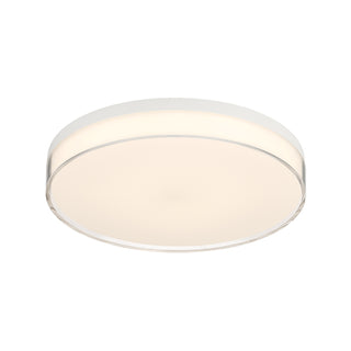 Clarion LED Flush Mount in White