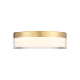 Clarion LED Flush Mount in Brass