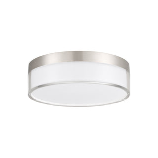 Clarion LED Flush Mount in Satin Nickel