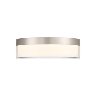 Clarion LED Flush Mount in Satin Nickel