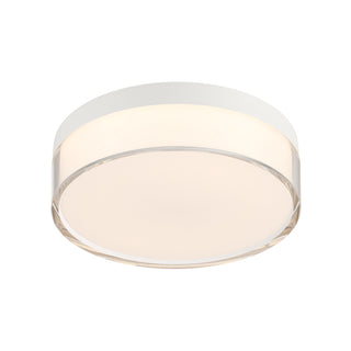 Clarion LED Flush Mount in White