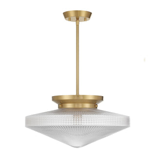 Norwich One Light Convertible in Warm Brass