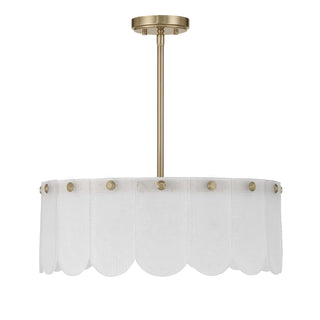 Ashton Four Light Convertible in Noble Brass