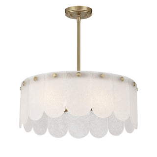 Ashton Four Light Convertible in Noble Brass