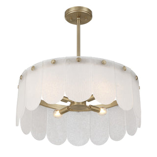 Ashton Four Light Convertible in Noble Brass