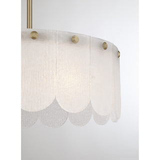 Ashton Four Light Convertible in Noble Brass