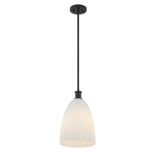 Baldwin One Light Pendant in Matte Black