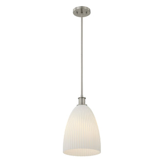 Baldwin One Light Pendant in Satin Nickel